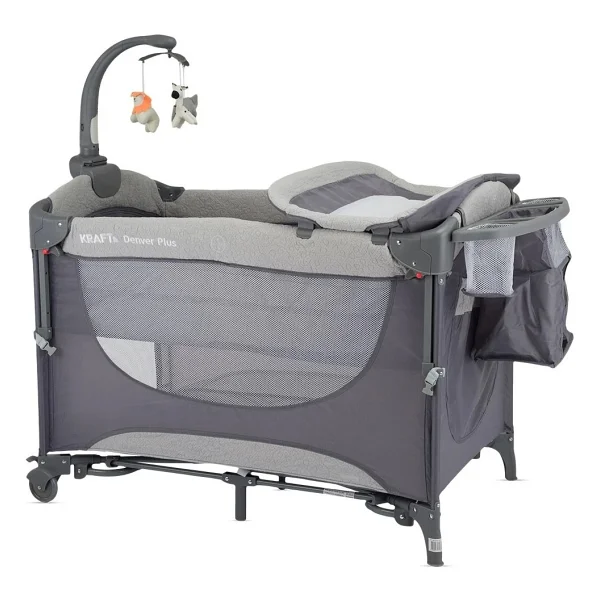 Kraft Denver Plus Açık Gri 63x105 cm Anne Yanı Oyun Parkı