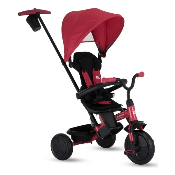 Kraft Elite Platinum Qplay 6 İn 1 Kırmızı Bebek Bisikleti - Görsel 5