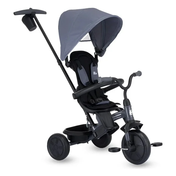 Kraft Elite Platinum Qplay 6 İn 1 Gri Bebek Bisikleti - Görsel 2