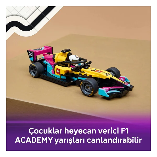 Lego 77258 Speed Champions F1 Academy Yarış Arabası - Görsel 6
