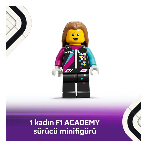 Lego 77258 Speed Champions F1 Academy Yarış Arabası - Görsel 8