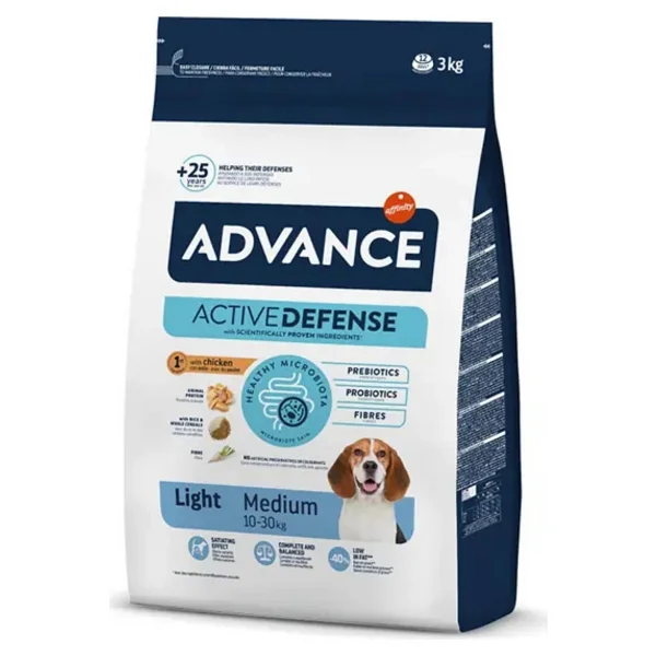 Advance Medium Light Tavuklu 3 Kg Orta Irk Yetişkin Köpek Maması - Görsel 10