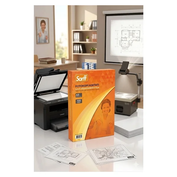 Sarff Fotokopi Asetatı A4 100 Lü 15330089 - Görsel 2