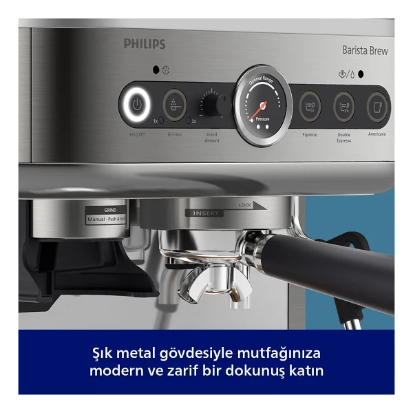 Philips Barista Brew Psa3218/01 Yarı Otomatik Espresso Makinesi - Görsel 2