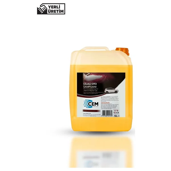 Cem Car Care Cilali Oto Sampuan 5 Lt - Görsel 6
