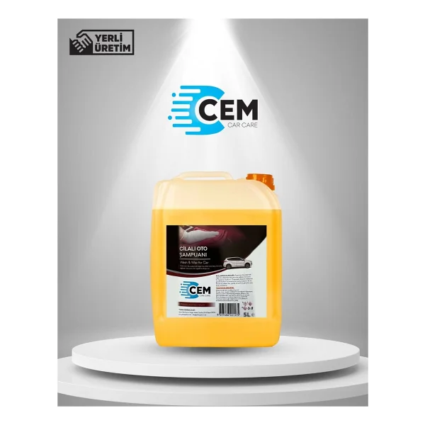 Cem Car Care Cilali Oto Sampuan 5 Lt - Görsel 2