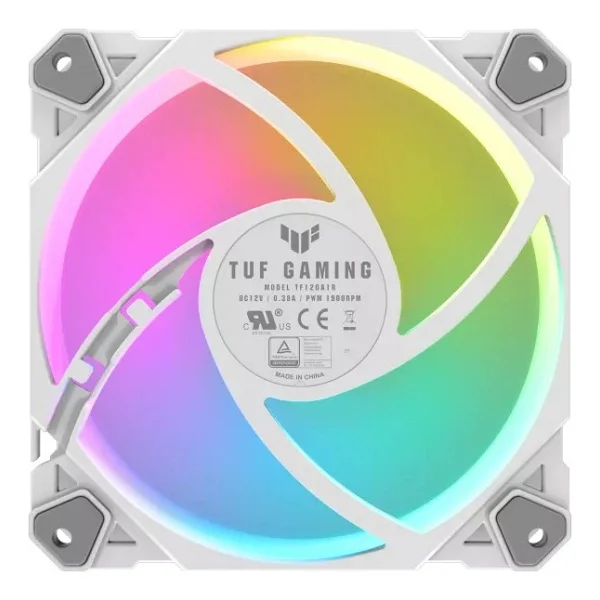Asus Tuf Gaming Tf120 Beyaz Argb 3'lü 12 Cm Kasa Fanı - Görsel 9