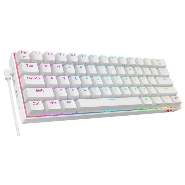 Redragon Draconic K530 Pro Beyaz RGB %60 Tkl Brown Switch Kablosuz Mekanik Oyuncu Klavyesi - Görsel 9