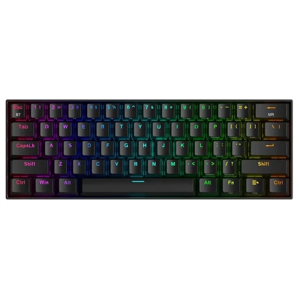 Redragon Draconic K530 Pro Siyah RGB %60 Tkl Brown Switch Kablolu/Kablosuz Mekanik Oyuncu Klavyesi - Görsel 6