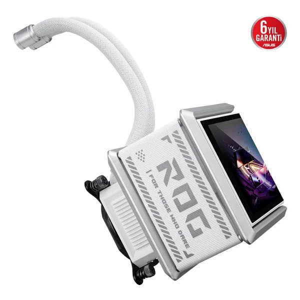 Asus Rog Ryuo Iv Slc 360 Argb 360 Mm Beyaz İşlemci Sıvı Soğutucu - Görsel 8