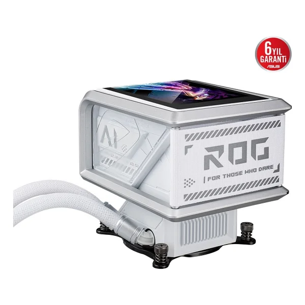 Asus Rog Ryuo Iv Slc 360 Argb 360 Mm Beyaz İşlemci Sıvı Soğutucu - Görsel 9