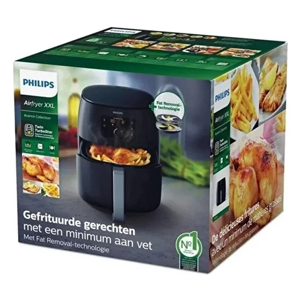 Philips Airfryer XXL Avance Collection 7.3 Lt Yağsız Ultra Premium Fritöz + Luciole Lambader - Siyah - Görsel 7
