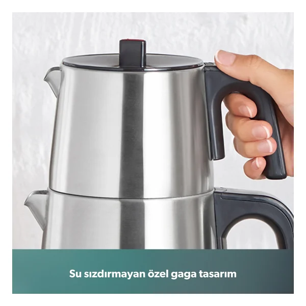 Homend 1708 Royaltea 1.9 Lt Çay Makinesi İnox - Görsel 4