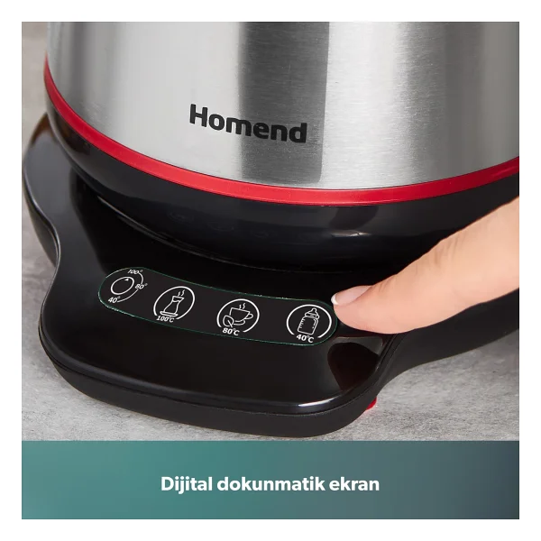 Homend 1708 Royaltea 1.9 Lt Çay Makinesi İnox - Görsel 6