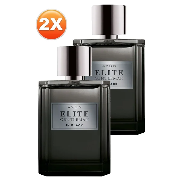Avon Elite Gentleman In Black Edt 75 Ml 2 Adet Erkek Parfüm - Görsel 2