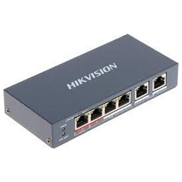Hikvision Ds-3e0106p-E/M 4 Port 10/100 Mbps Poe Switch - Görsel 3