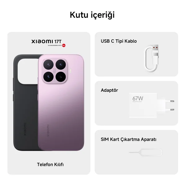 Xiaomi 17t 256 GB Mor - Görsel 2