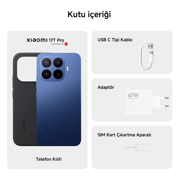 Xiaomi 17t Pro 256 GB Mavi - Görsel 2
