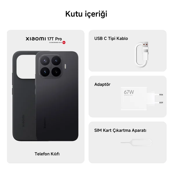 Xiaomi 17t Pro 256 GB Siyah - Görsel 2