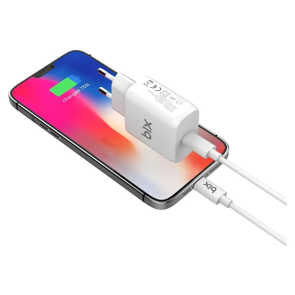 Bix Bx-Cl20ta 20 W Type-C To Lightning 3a Kablolu Şarj Aleti - Görsel 5