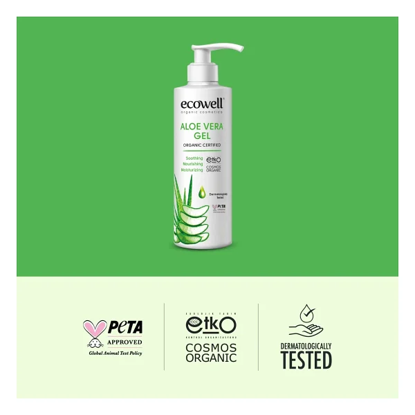 Ecowell Organik Aloe Vera Jel 200 Ml - Görsel 9