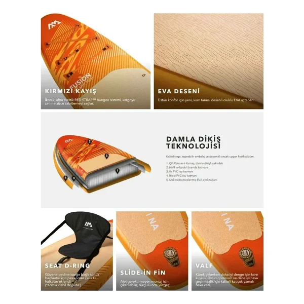 Aqua Marina Fusion 330 Cm Şişme Sup Board - Görsel 4