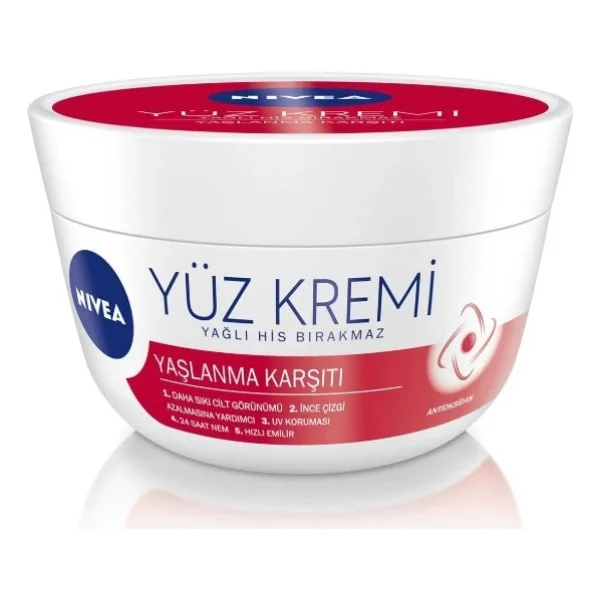 NIVEA Yaşlanma Karşıtı Yüz Kremi 100 ml X 3 Adet - Görsel 2