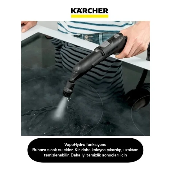 Karcher Sc 2 Easyfix Profesyonel Set 1500w 3.2 Bar Buharlı Temizlik Makinesi - Zemin Ve Yüzey Temizliği Için Tam Set - Ergonomik Easyfix Zemin Başlıklı Buharl - Görsel 8