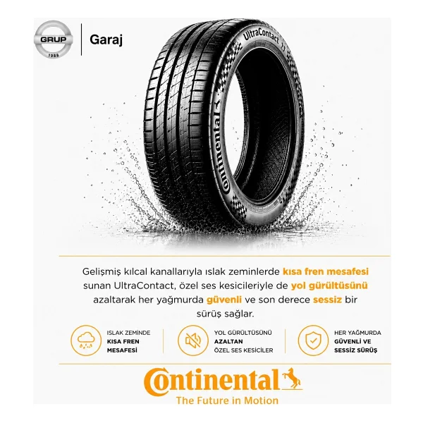 Continental Ultracontact 205/55 R19 97v XL Fr Yaz Lastiği - Görsel 6