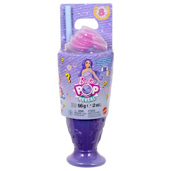 Barbie Pop Reveal Atıştırmalık Serisi Mor Bebek Jfy00-Jfy60 - Görsel 3