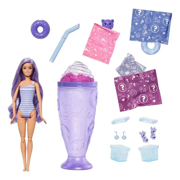 Barbie Pop Reveal Atıştırmalık Serisi Mor Bebek Jfy00-Jfy60 - Görsel 4