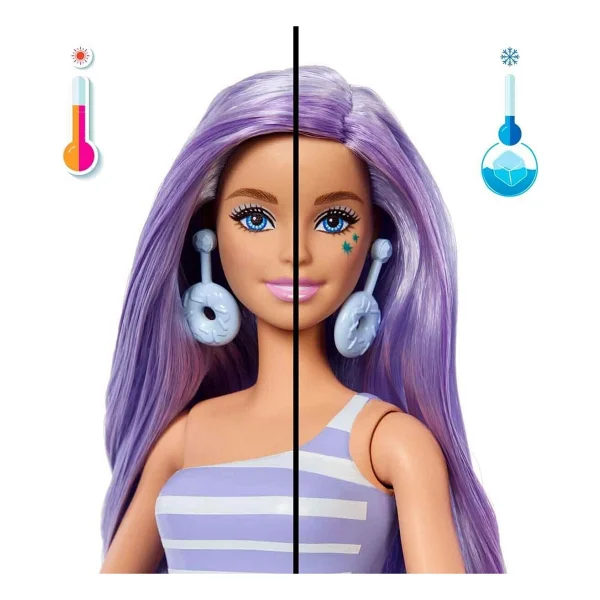 Barbie Pop Reveal Atıştırmalık Serisi Mor Bebek Jfy00-Jfy60 - Görsel 5