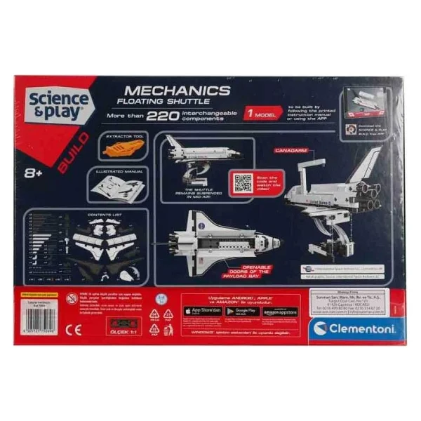 Clementoni Mekanik Laboratuvarı Nasa Uzay Mekiği 75069tr - Görsel 7