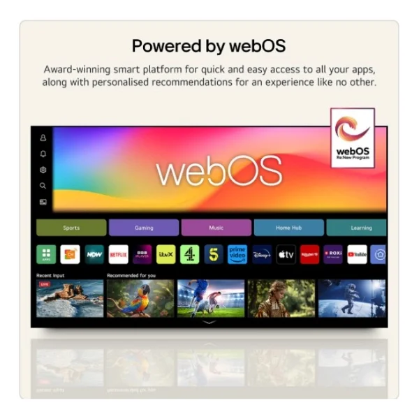 Lg 65qned70b6c 4K Ultra HD 65" 165 Ekran Uydu Alıcılı Webos Smart Qned Mini LED TV - Görsel 9