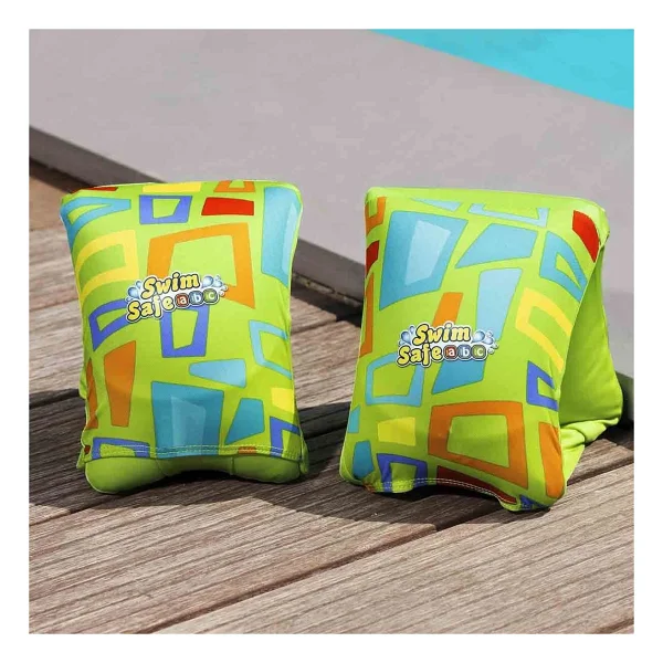 Bestway Swim Safe Abc Şişme Kolluk - Yeşil - Renkli - Görsel 4