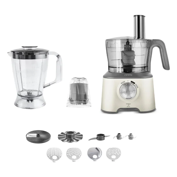 Karaca X Refika Birgül Mastermaid Power Multifunctional 10in1 Swiss Cream 2000 W Mutfak Robotu - Görsel 9