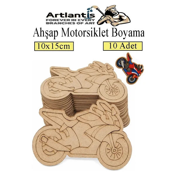 Artlantis Ahşap Boyama Araçlar 10 Adet 10x15cm Taşıtlar Boyama Figürü Etkinlik Çoçuk Gelişim Motor Beceri Kreş Anasınıfı - Mor - Görsel 9