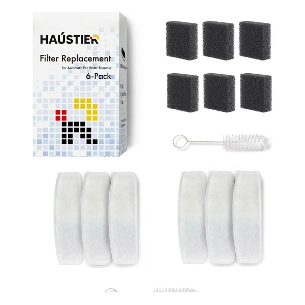 Haustier Wf007l Otomatik Kedi Su Sebili - Filtre Seti 6 Adet - Görsel 3