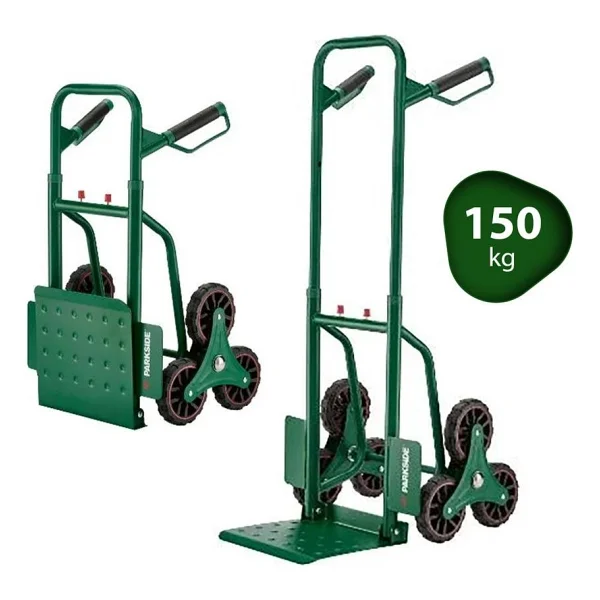 Parkside 488040 Merdiven Çıkan Koli Yük Taşıma Arabası 150 Kg - Görsel 2