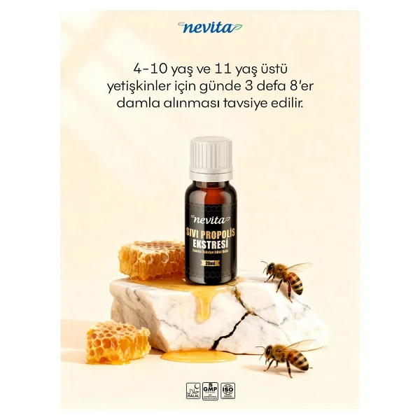Eznevita Sıvı Propolis Ekstresi 20 Ml Damla Propolis - Eznevita - 1 Adet - Görsel 5