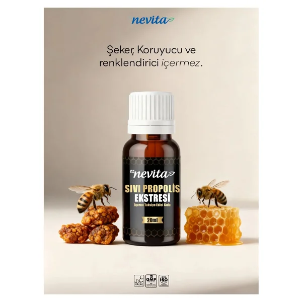 Eznevita Sıvı Propolis Ekstresi 20 Ml Damla Propolis - Eznevita - 1 Adet - Görsel 6