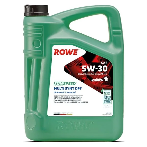 Rowe Sunspeed Multı Synt Dpf Sae 5w-30 Motor Yağı 5 L - Görsel 2