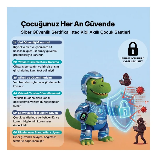 Ttec Kidi 2ksw02m Lacivert Akıllı Çocuk Saati - Görsel 9