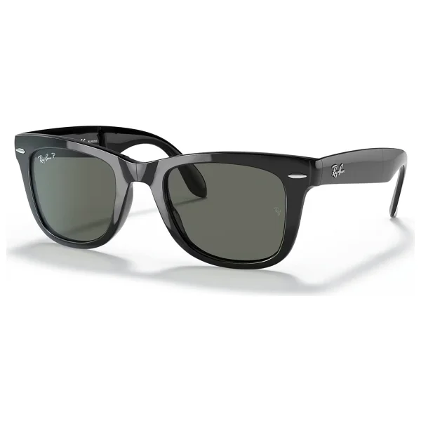 Ray-Ban Wayfarer Folding 4105 601/58 Black-Green Polarize Güneş Gözlüğü - Görsel 7