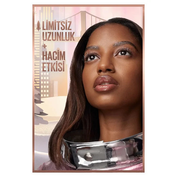 Maybelline New York Lash Sensational Sky High Rose Gold Glitz Maskara - Görsel 7