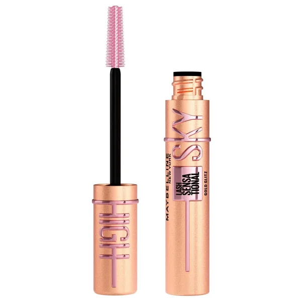 Maybelline New York Lash Sensational Sky High Rose Gold Glitz Maskara - Görsel 9