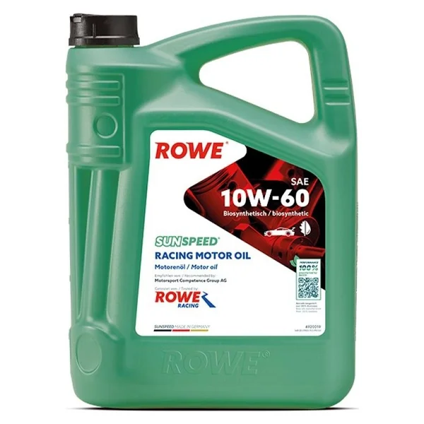 ROWE SUNSPEED RACING SAE 10W-60 MOTOR YAĞI 5L