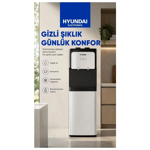 Hyundai Hyn-910gd Gizli Damacanalı Su Sebili - Görsel 7