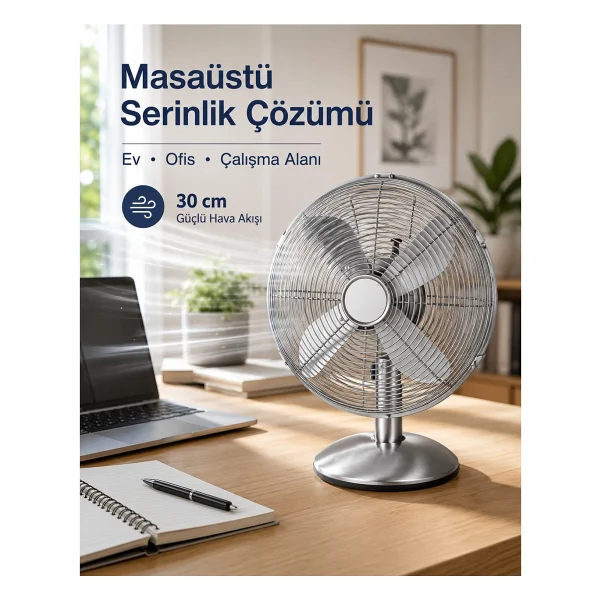 Kiwi Kfan-7626 Masaüstü Vantilatör - Görsel 3