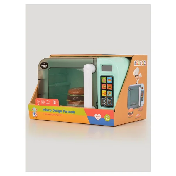 Let's Be Child Dokunmatik Ekranlı Işıklı Ve Sesli Oyuncak Mikrodalga Fırın Lc-30994 - Görsel 6